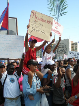 1. Mai Demonstration Havanna