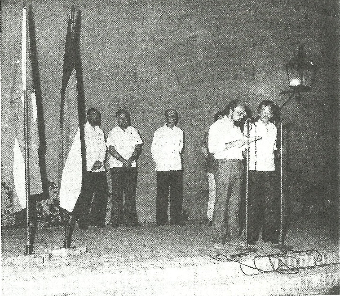 Eröffnung der Ausstellung Druckgrafiken, am 2. September 1981 in Havanna