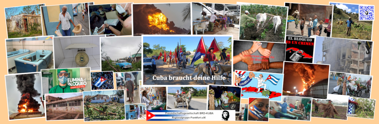 Kuba-Infostand & Bilderwand